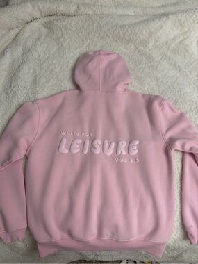 White Fox Boutique Light Pink Pullover Hoodie